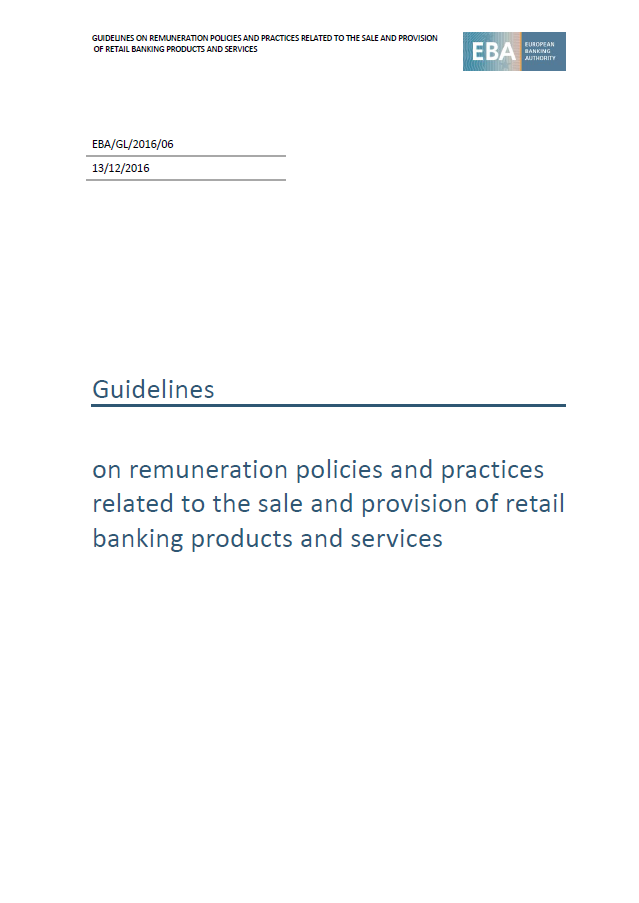 Guidelines on remuneration policies and practices