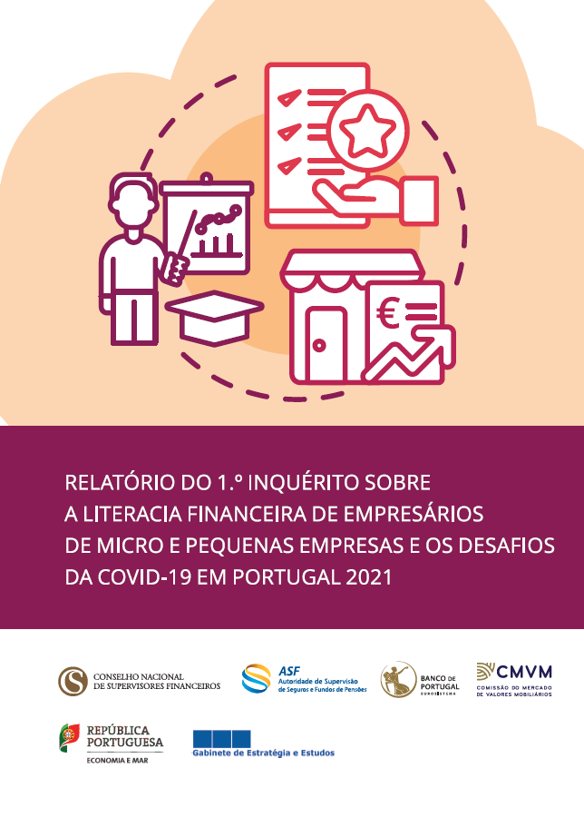 Relatório do 1.º inquérito sobre a literacia financeira de empresários de micro e pequenas empresas e os desafios da COVID-19 em Portugal