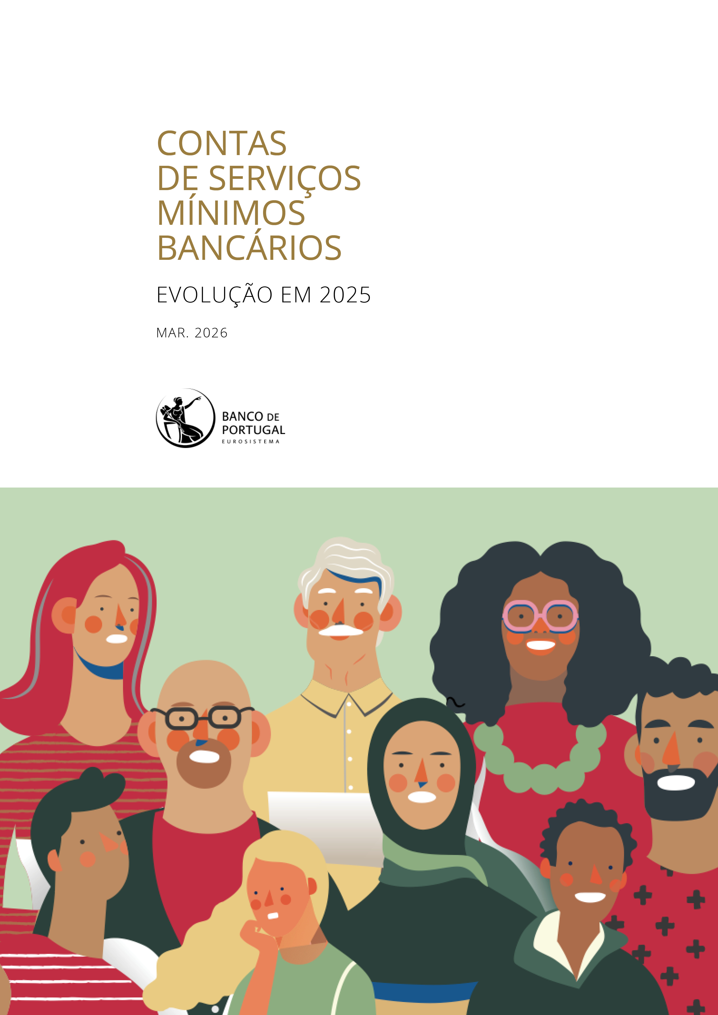 Contas de serviços mínimos bancários - evolução em 2025